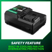 Metabo HPT 18V/36V MultiVolt Fast Battery Charger, UC36YSL2