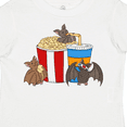 thumbnail image 4 of Inktastic Movie Loving Bats with Popcorn and Soda Boys or Girls Toddler T-Shirt, 4 of 5
