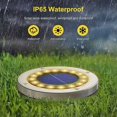 thumbnail image 4 of Projecteur Solaire de Jardin Extérieur, Lot de 4 Projecteurs Solaires 16 LED, 4 of 5