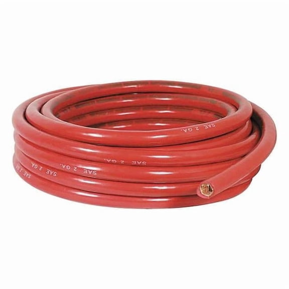 Quickcable Battery Cable, 2 AWG, Red, 25 ft 200204-396-025