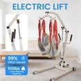 thumbnail image 3 of Lift Sling Support, Medical Patient Lift Slings Large with Commode Opening, Full Body Mesh Transfer Lift Sling, Shower Sling Toilet Sling for Elderly & Patient up to 510 lbs, 3 of 9
