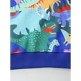 thumbnail image 4 of Emy Dola Toddler Boys Christmas Sweatshirts Kids Dinosaur Xmas Pullover Santa Claus Reindeer Cotton Shirts Tops 2-7 Years, 4 of 7