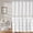 White, variant on Lipa Farmhouse Ruffle Shower Curtain,Shabby Chic Shower Curtain with 12 Hooks,White,72" x 72"