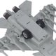 thumbnail image 4 of Fighter Aircraft Model Pull Back with Display Stand Sound Light Alloy Aircraft Model for Boy Kids Gray White, 4 of 4