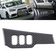 thumbnail image 3 of Akozon Car Headlight Switch Trim , Carbon Fiber Headlight Switch Button Sticker Trim Cover Self Adhesive Design Fit For Lancer 2008-2016, 3 of 8