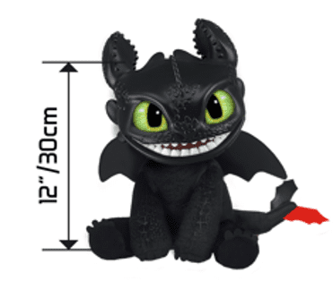 How to Train Your Dragon, Toothless Puppetronic Action Figure, Electronic Toy by RealFX, Children Ages 6+