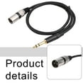 thumbnail image 2 of Mosiee 35Mm 1/4 Inch Trs To Xlr Male Balanced Signal Interconnect Cable 1/4 Inch To Xlr Audio Stereo Microphone Speaker Cable, 2 of 9