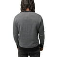 thumbnail image 2 of X RAY JEANS Mens Herringbone Cardigan Sweater, Off White/Black, S, 2 of 5