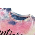 thumbnail image 3 of Auntie T Shirt Women Cute Love Heart Print Bless Aunt Tops Tees Casual Short Sleeve Vacation Shirts Tops, 3 of 6