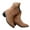 Brown, variant on Women's Cowboy Cowgirl Boots Embroidered Western Short Ankle Booties Low Chunky Heel Dress Country Shoes