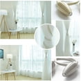thumbnail image 4 of 2pcs Curtain Tiebacks Creative DIY Modeling Curtain Holdbacks Hand Knit Curtain Clips For Home Office Window Decoration, 4 of 5