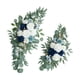 thumbnail image 5 of 2 guirnaldas de flores artificiales, guirnalda floral, adorno rústico decorativo, arco de boda Azul, 5 of 9