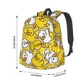 thumbnail image 4 of Mochila para portátil Jbofyee Cartoon Duckies para hombre y mujer, 4 of 9
