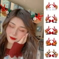thumbnail image 1 of D-GROEE 1 Pair Deer Antlers Hair Barrettes for Women Girls Thick Thin Hair No Slip Reindeer Ears Hair Clip Christmas Hairpin Hair Clips for Women Elk Antler Clip Sven Antlers Hair Pins, 1 of 8