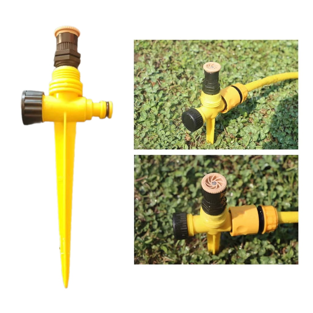 JZROCKER Lawns Watering Sprinklers Irrigation Equipment with Auto 360Rotation for Household Garden Use 10pcs