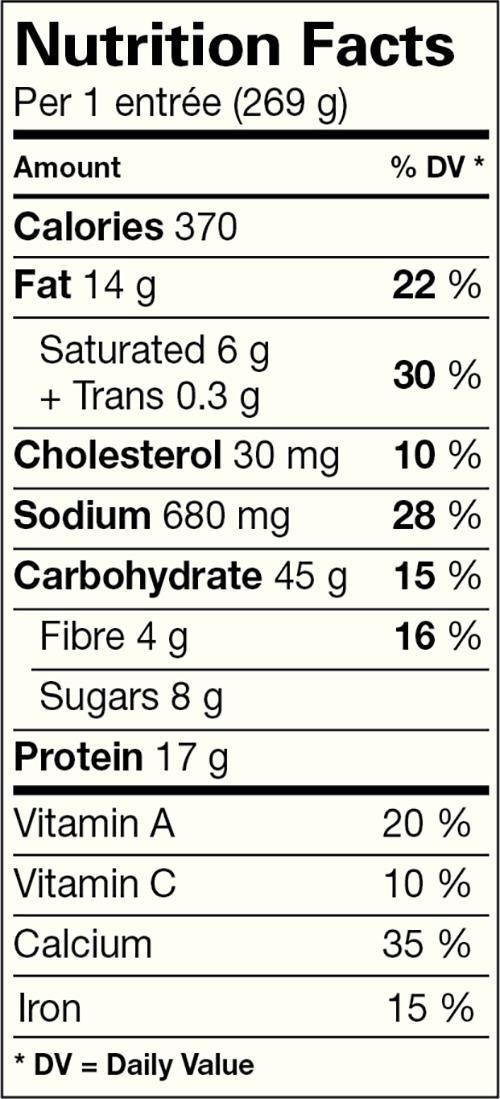 Amy's lasagne aux legumes