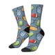 thumbnail image 1 of Balery Fruit Ice Cream Calcetas Largas con Estampado para Hombre y Mujer – Suaves y Transpirables, Talla Única (US 5-11), 1 of 6