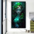 thumbnail image 2 of Punto Cruz Niña Planta Submarina Con Algodón Ecológico 11CT Bordado 40x75cm, 2 of 9