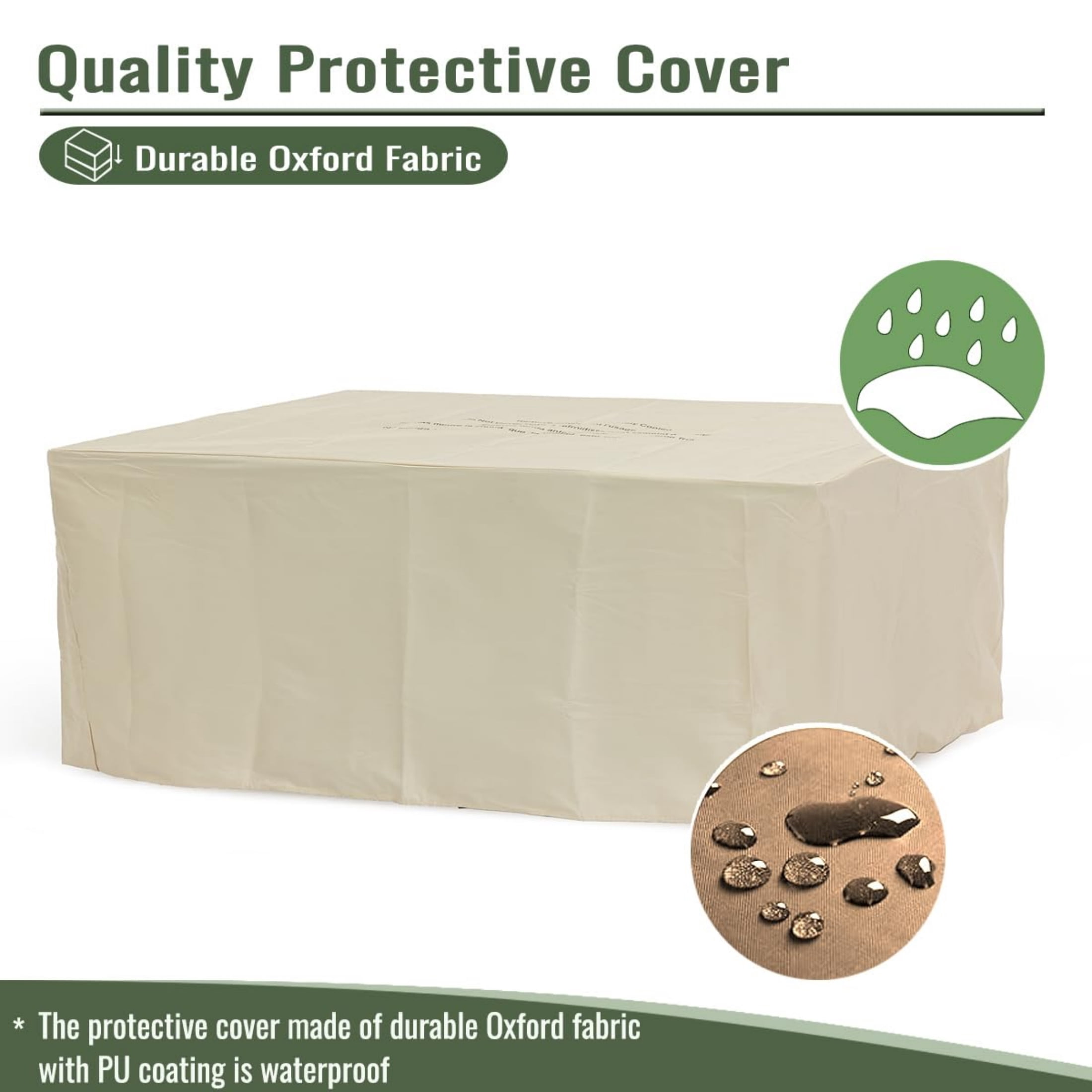 Chicdaze 42" Outdoor Propane Fire Pit Table, 50,000 BTU Rectangle Natural Gas Firepit with Tank Table, No Assembly Low Profile Fire Table for Outside Patio & Backyard, CSA Certified