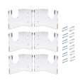 thumbnail image 2 of 6pcs Fishing Rod Holder Fishing Ceiling Rack Display with Accessories for Garage Basement, 2 of 9