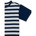 thumbnail image 3 of Wonder Nation Boys Oversized Striped T-Shirt, Sizes 4-18, 3 of 3