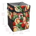 thumbnail image 5 of Christmas Foldable Car Garbage Can with Lid, Leak-Proof, and Hanging Storage Bag - Trash Can for Car, Car Trash Bin, Mini Trash Can, 5 of 6