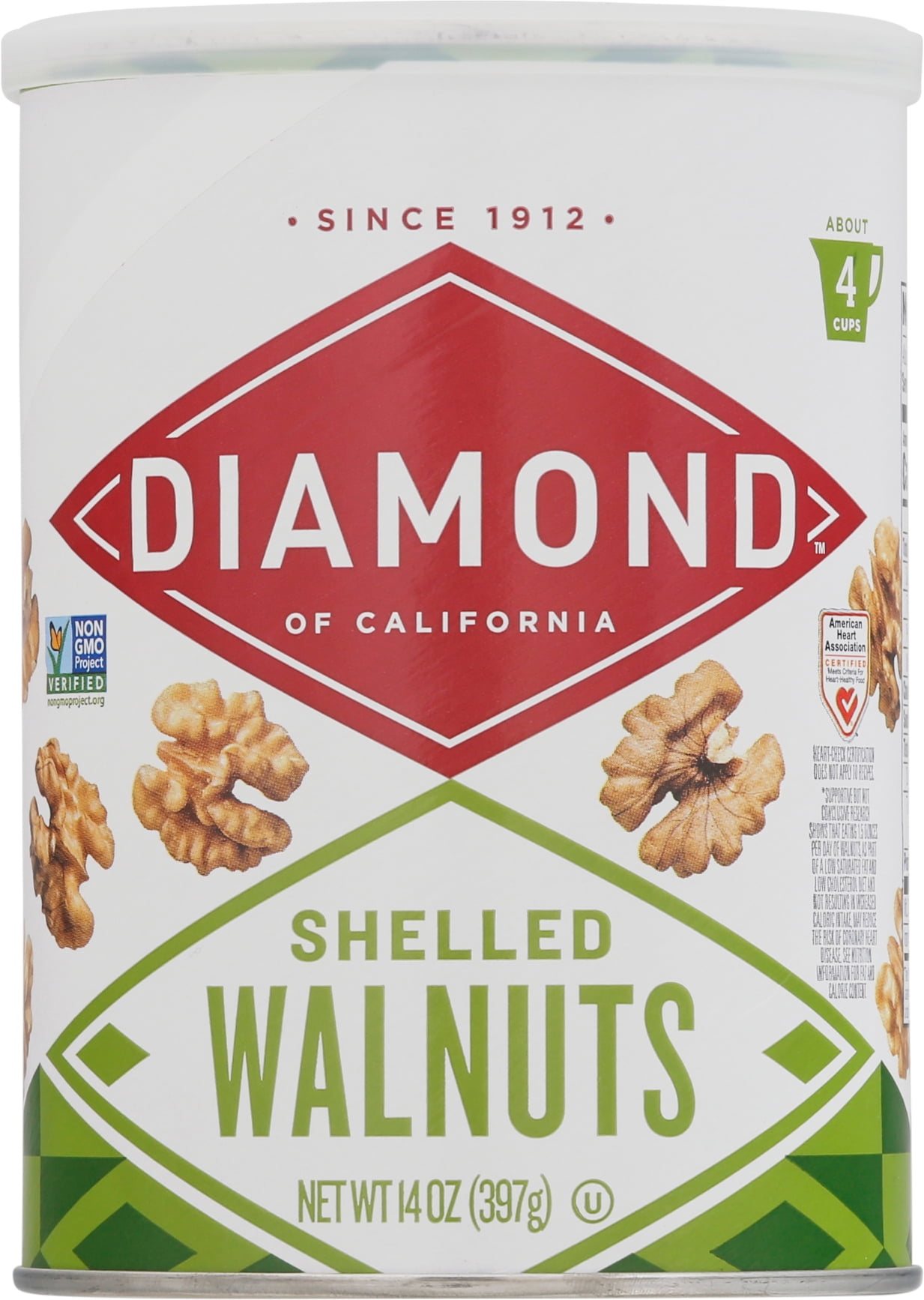 Snyders Lance Diamond  Walnuts, 16 oz