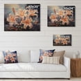 thumbnail image 4 of Designart "Lilies love expression I" Floral Print on Natural Pine Wood, 4 of 5