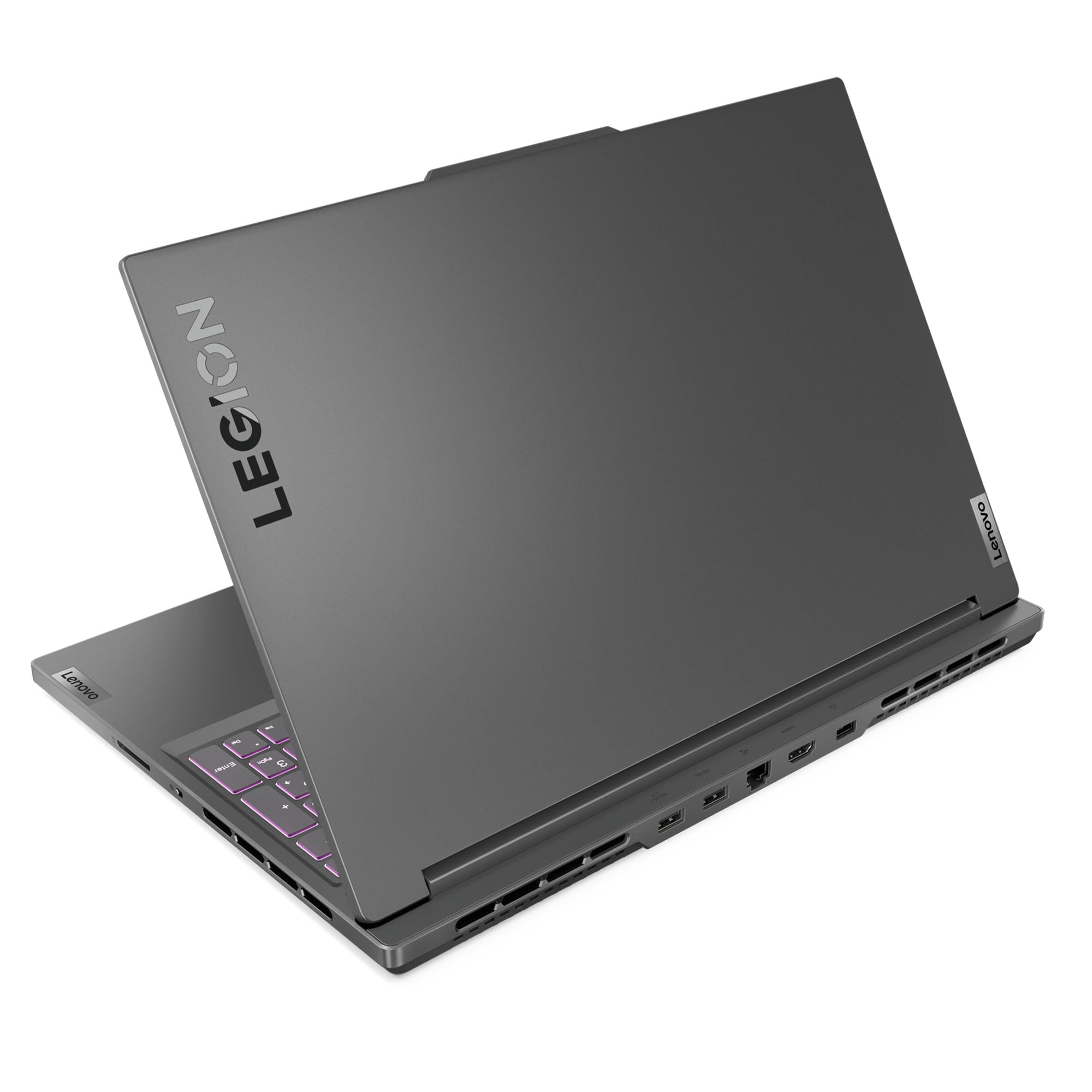 Lenovo Legion Slim 5 16APH8 82Y9 - 180-degree hinge design - AMD Ryzen 7 - 7840HS / up to 5.1 GHz - Win 11 Home - GeForce RTX 4060 - 16 GB RAM - 1 TB SSD NVMe - 16" IPS 2560 x 1600 (WQXGA) @ 165 Hz - Gigabit Ethernet - Wi-Fi 6E, Bluetooth - storm gray (top), onyx gray (bottom) - kbd: English