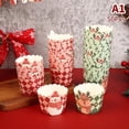 thumbnail image 1 of 50Pcs/Lot Christmas Cupcake Paper Muffin Cup Oil-Proof For Pastry New Year, 1 of 5