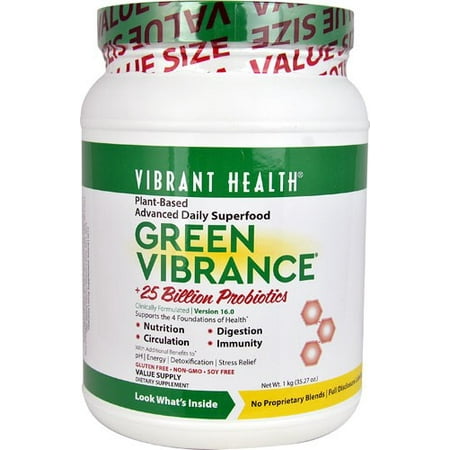 Vibrant Health Green Vibrance Superfood Powder, 2.2