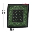 thumbnail image 6 of Motique Accessories Two Tone Single Bandana, 6 of 6