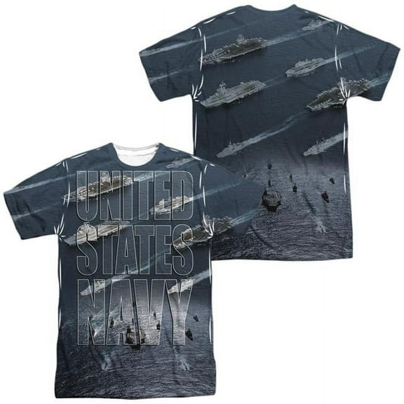 Navy Men's Fleet Sublimation T-shirt White