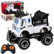 EGNMCR Children's remote control toy car four-way wireless off-road car gift Remote control Birthday Gifts for Kids