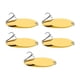 thumbnail image 2 of 5 cucharas de pesca, cebos de pesca de agua salada para lances a gran distancia Oro 7g, 2 of 9