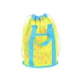 thumbnail image 2 of Large Beach Toys Mesh Blue Bag,Adjustable Shoulder Strap, Drawstring, Beach Toy Bag For Children Used in Beach, Swimming, Outdoor Activities, 2 of 6