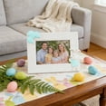 thumbnail image 5 of Mrzvby Easter Home Decorations and Easter Basket Stuffers,Easter Bunny 7in Framed Figurine, 5 of 7