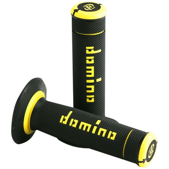 Domino Xtreme Twist Throttle Black/Yellow Handlebar Grips (A19041C4740A7-0)