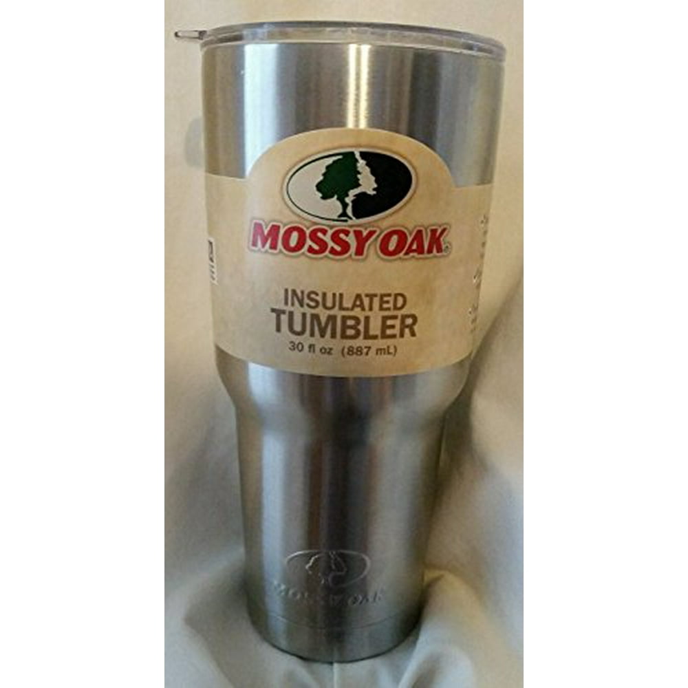 Mossy Oak 30 Oz Stainless Steel Tumbler & Lid