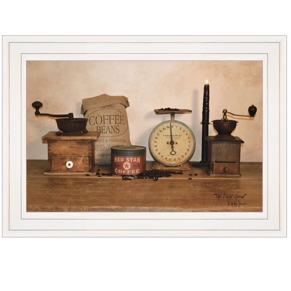 TrendyDecor4U The Daily Grind By Billy Jacobs Framed Print BJ1015H-226G