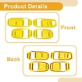 thumbnail image 4 of Cubierta de Tazón de Mango de Puerta Interior para Jeep Wrangler Gladiator JT 4DR 2018-2024 Marco de Decoración de Mango Interior Amarillo ABS 4 Pcs, 4 of 6