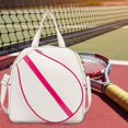 thumbnail image 4 of Freer Tennis Handbag Portable Racquet Covers Sport Bag Tote Squash Racquet Tennis Racket Bag White, 4 of 8
