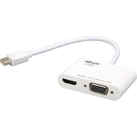 UPC: 0037332193223 | Tripp Lite P137-06N-HV-V2W Mini Displayport to HDMI VGA 4K Adapter Cable MDP to HDMI VGA