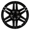 thumbnail image 2 of CCIYU 4-Pack Full Hub Cap PP Black Gloss 14" Rim HubCap Wheel Skin Cover Caps Hubcap Set Covers Universal Replacement Snap-On, 2 of 5