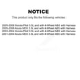 thumbnail image 2 of Mpulse Rear Left (Driver Side) ABS Wheel Speed Sensor SEN-2ABS0170 for Car Honda Pilot Acura MDX with Harness 3.5L 4-Wheel, 2 of 2