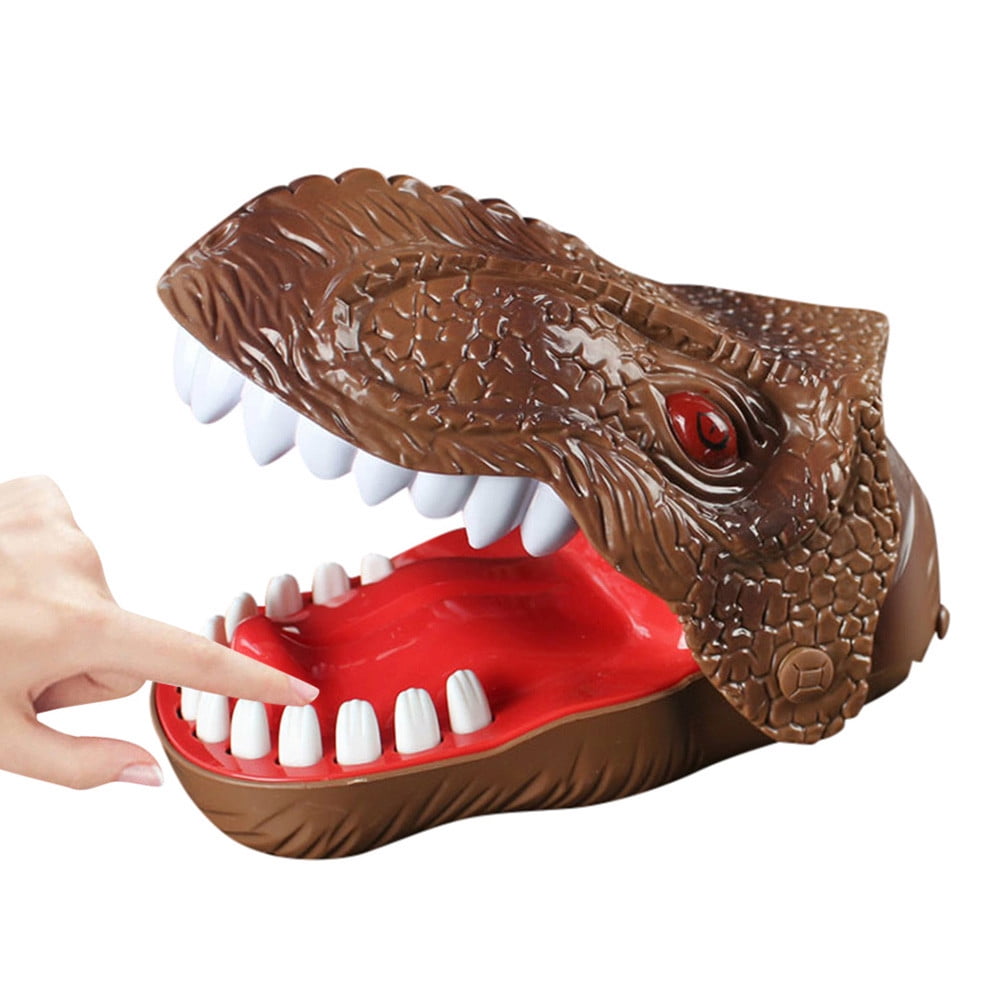 Biting Crazy Dinosaur Family Party Game Press The Teeth Boys Bit & Fun Toy E8K0 
