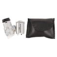 thumbnail image 2 of Microscope Portable, Couvercle de Protection Pliable Mini Microscope 2 Lumières LED 45X avec Pochette en Cuir pour Pièces de Monnaie, 2 of 8