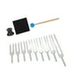 thumbnail image 3 of Tenedor De Afinación De Yoga, Relax Mind Relieve Stress Chakra Tuning Forks Set Aleación De Aluminio Para El Hogar ANGGREK Oro, 3 of 8