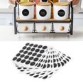 thumbnail image 3 of Peahefy Étiquettes pour Pots à Épices, 13 Pcs Étiquettes Imprimées Réutilisables Autocollant Adhésif Rond pour Pots à Épices Bouteille de Vin, Étiquettes Étiquettes, 3 of 8