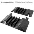 thumbnail image 7 of Pyle 2pcs Cable Ramp End Caps - Finish Pieces for Pyle PCBLCO106 Cable Protector Cover Ramp, 7 of 7